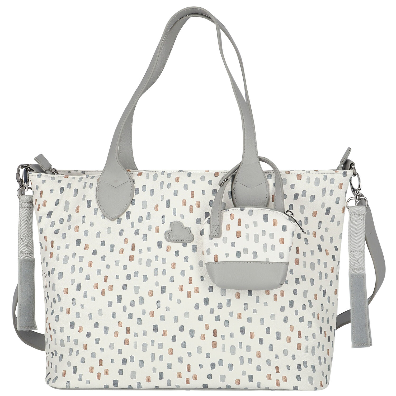 Ivory & Grey Baby Changing Bag, 3, hi-res image number null